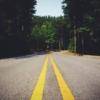 Road nature lines country