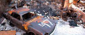 Burnt car