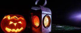 Lamp halloween lantern pumpkin large